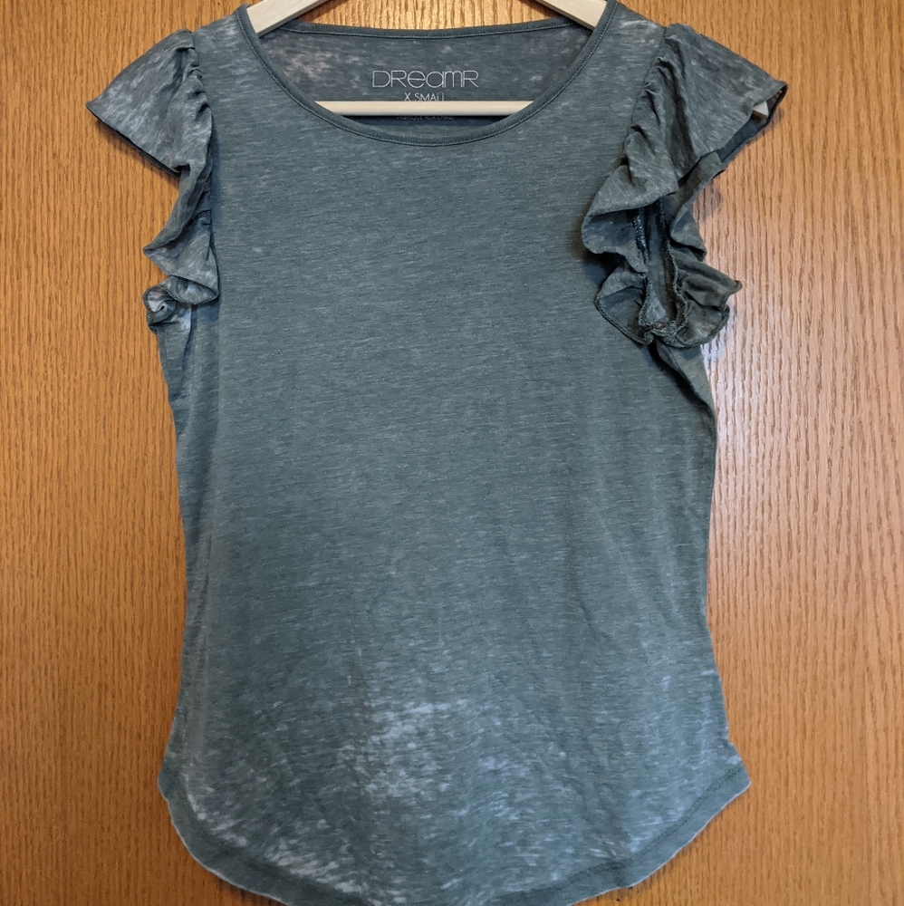 Dreamer ruffle sleeve shirt